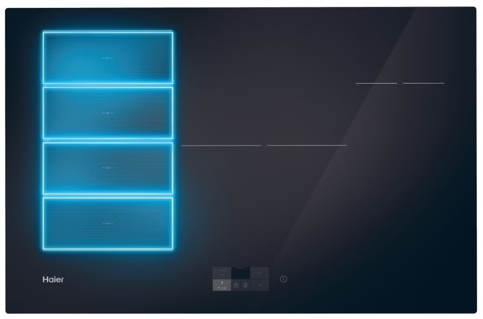 Haier Black Induction Hob Hamtsj86tftcf/1, 6 Zones