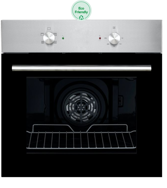 Cata Light/Black Cul57mmss - 13Amp Plug Attached Slim Depth Stainless Steel Built In 60Cm Electric Single