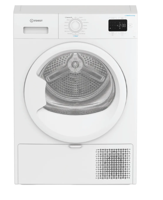 Indesit White Cyd92dwwuk C Yd 92D Ww Uk Freestanding 9Kg Heat Pump Tumble Dryer