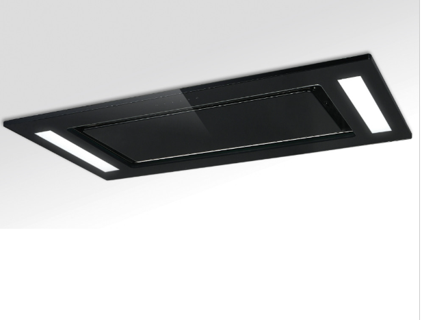 Cata Black Ubsdch902bk 90Cm Glass Ceiling Hood