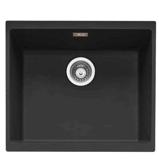 Caple Anthracite Leesti 500 Inset Or Undermount Granite Sink