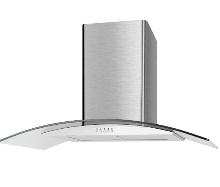 Cata Ubscg90ss 90Cm Curved Glass Cooker Hood