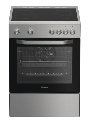 Hotpoint Multiflow H6v5kmx/Uk 60Cm Electric Ceramic Cooker - Stainless Steel, Stainless Steel - Image 6
