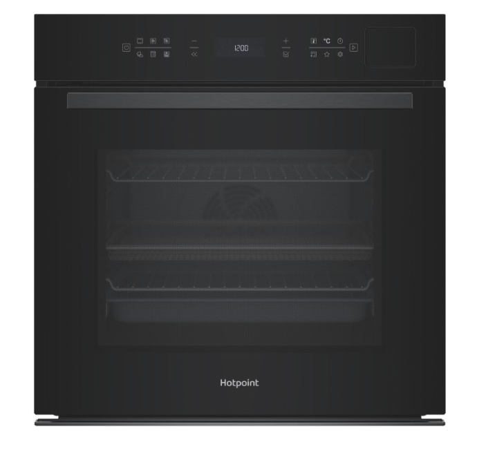 Hotpoint Black Hoi6a8pt1sbuk Built In Electric Single Oven With Pyrolytic Cleaning
