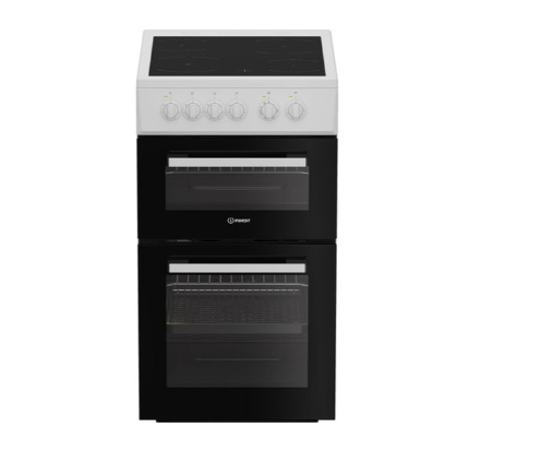 Indesit 50Cm Electric Cooker With Ceramic Hob - White - A/A Rated - Image 8