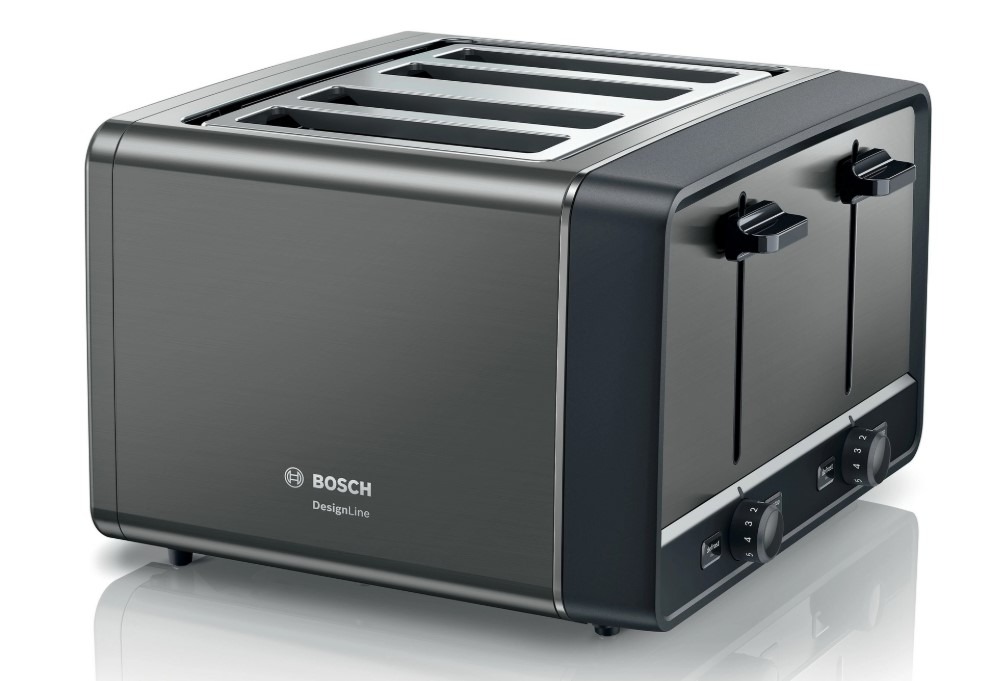 Bosch Tat5p445gb 4 Slice Toaster In Anthracite - Image 3