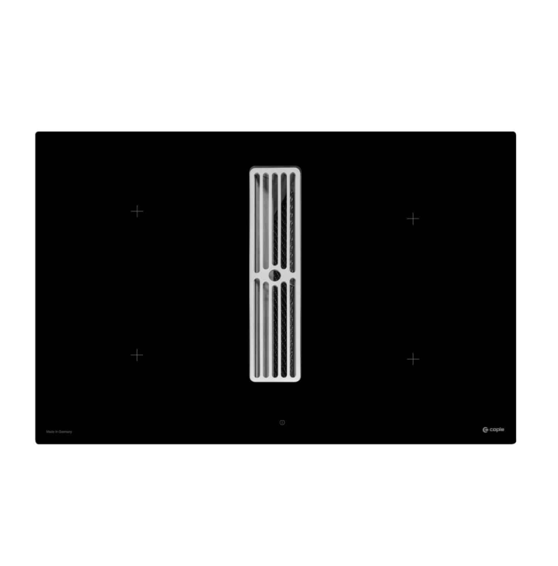 Caple Black Plasdd810bk - Glass Plasma Induction Hob With Downdraft