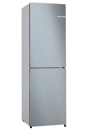Bosch Series 2 Free-Standing Fridge-Freezer With Freezer At Bottom Stainless Steel Look Kgn27nleag