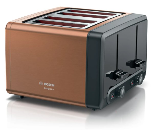 Bosch Toaster Designline Copper Tat4p449gb