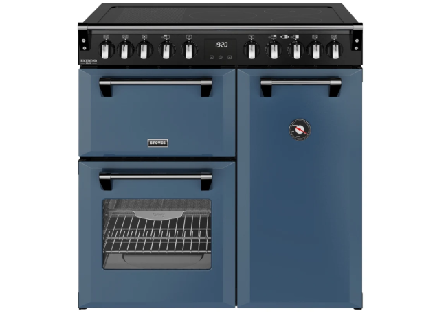 Stoves Blue 444412011 Richmond Deluxe 90Cm Induction Range Cooker - Twilight
