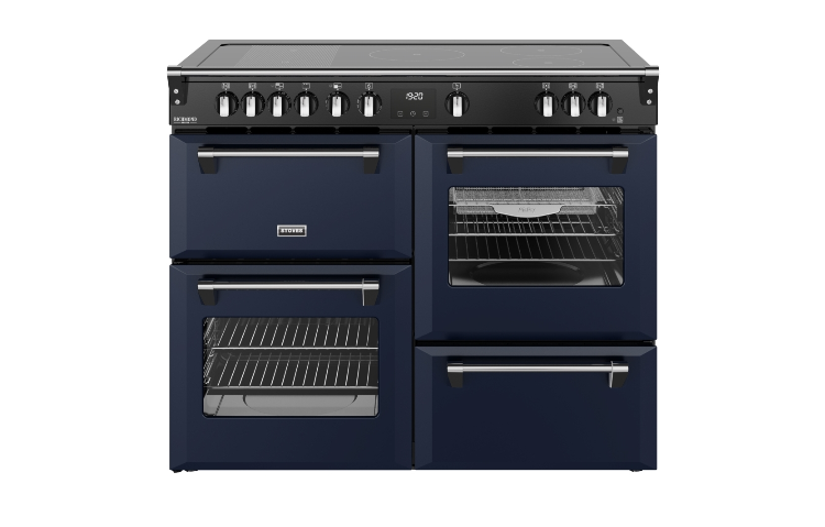 Stoves Blue 444412036 Richmond Deluxe 110Cm Induction Range Cooker - Midnight