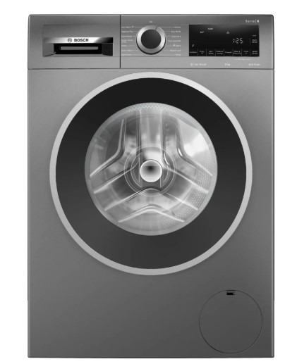 Bosch Grey Wgg244zcgb Series 6 Washing Machine, Front Loader 9 Kg Max 1400 Rpm Cast Iron - Image 11