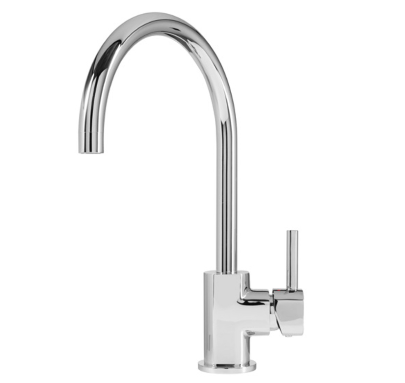 Caple Frs/Ch Fresno Single Lever Kitchen Tap Chrome Round Spout