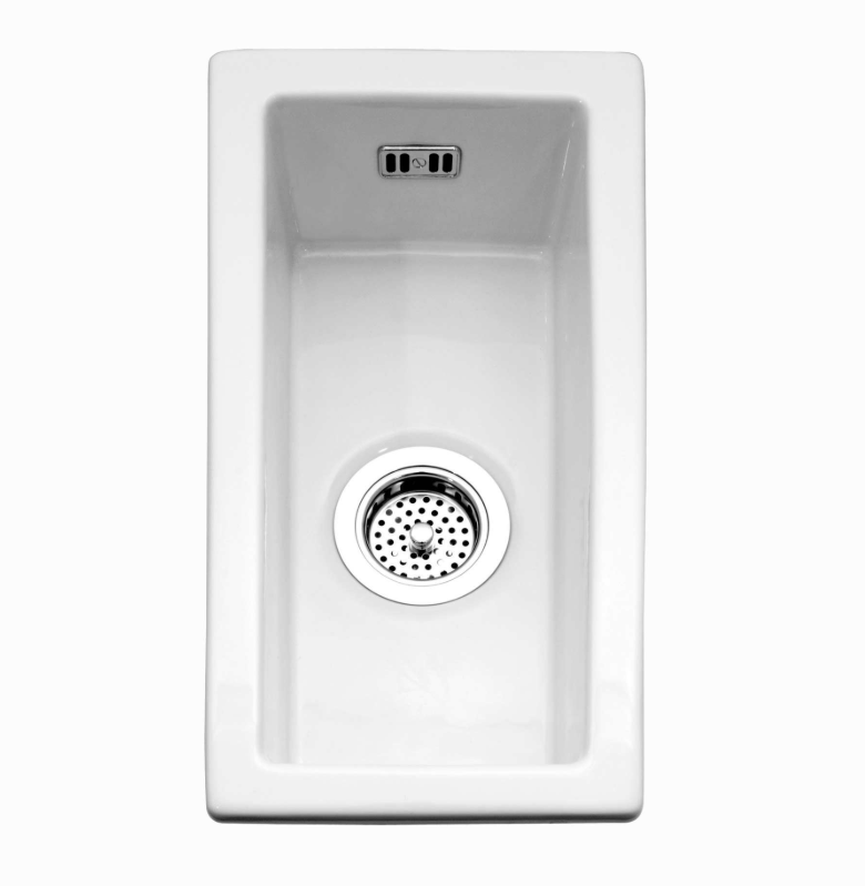 Caple White Hampshire Inset Or Undermount Ceramic Sink