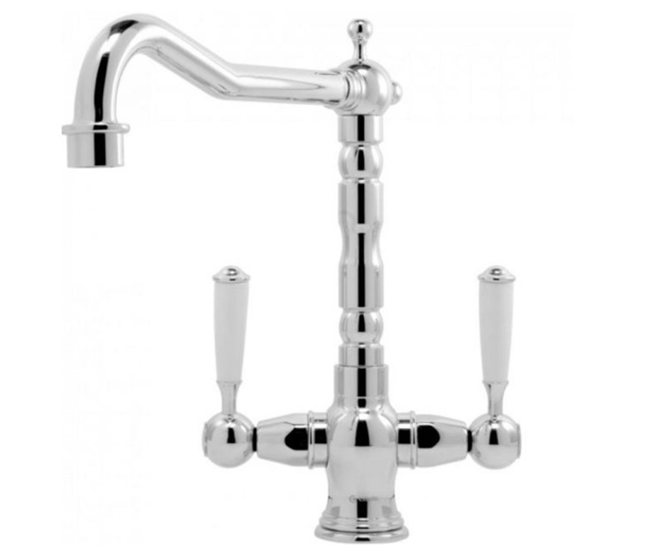 Caple Had/Chhadley Traditional Dual Lever Tap Polished Chrome