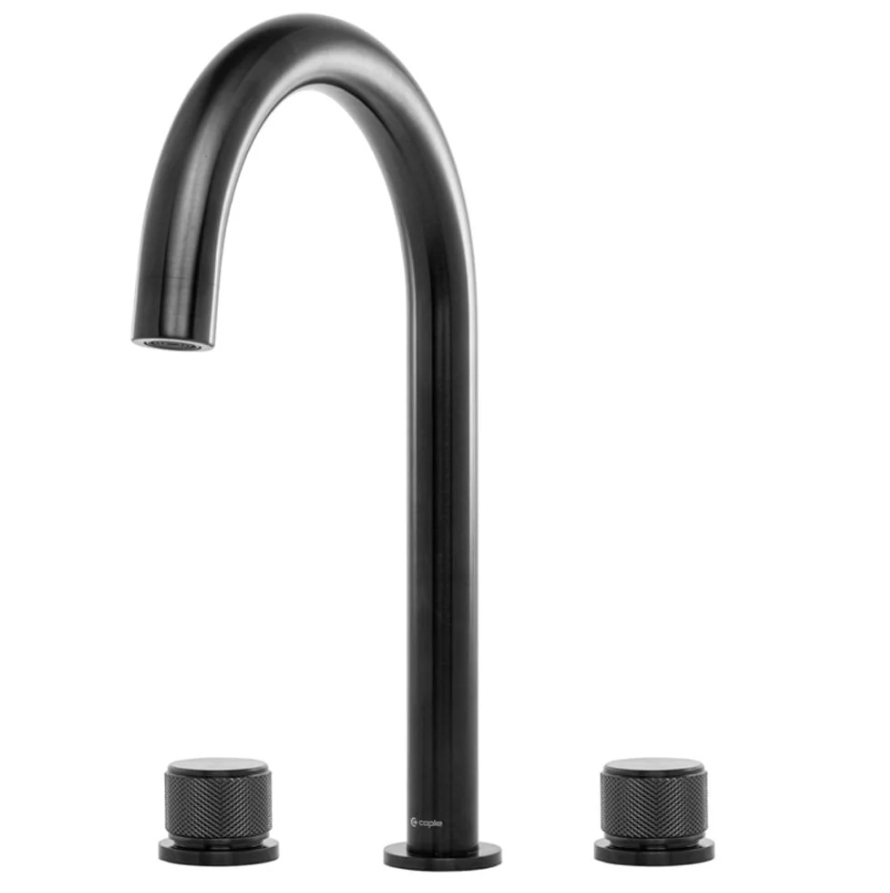 Caple Black Joya Stainless Steel Twin Control Tap Joy/Bs