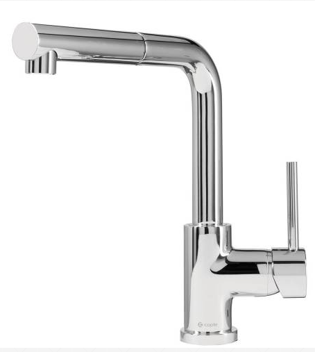 Caple Lan/Sp/Ch Landis Single Lever Pull Out Tap In Polished Chrome