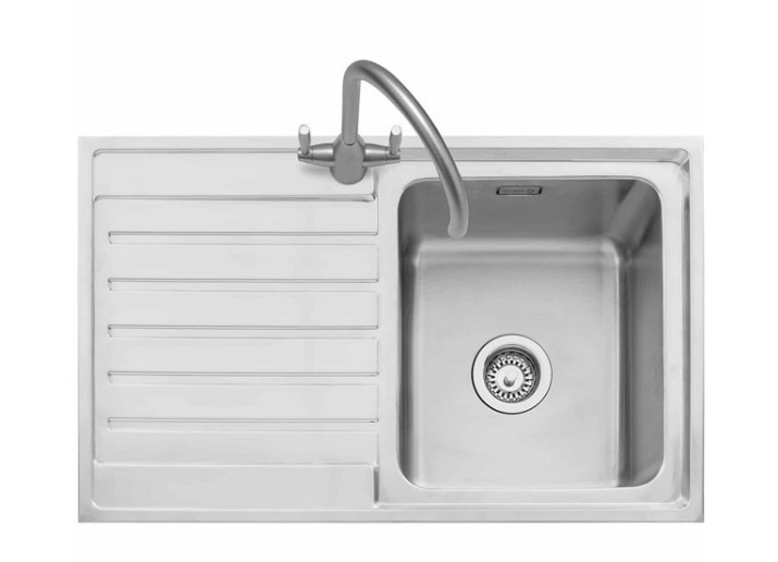 Caple Va90 Vanga 80Cm Single Bowl Inset Sink With Drainer Va90/R