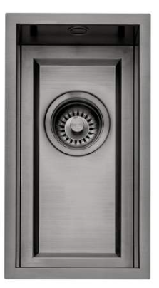 Caple Saso22/26/Gm Gunmetal Fully Integrated Worktop Sink