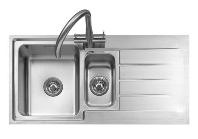Caple Rel150r Rello 150 Inset Stainless Steel Sink With Drainer