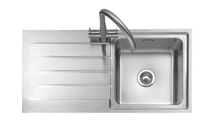 Caple Rello Rel100r Inset Stainless Steel Sink With Drainer