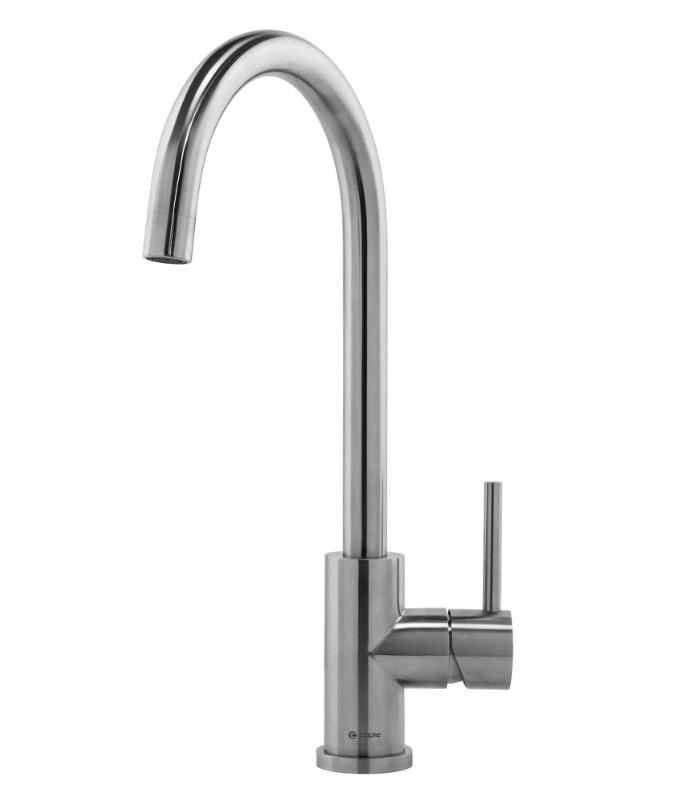Caple Asp2/Ss Aspen Single Lever Tap Stainless Steel