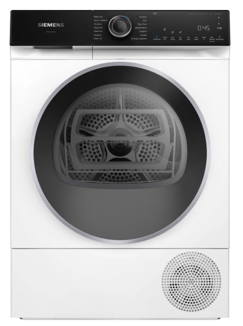 Siemens White/Light Iq500 Heat Pump Tumble Dryer 9 Kg Wq46h2d9gb