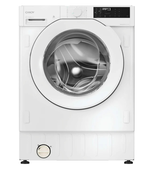 Candy White Bc4s496m6d8-80 Integrated Washer Dryer, 9Kg/6Kg, 1400 Spin, D Rated - Image 2