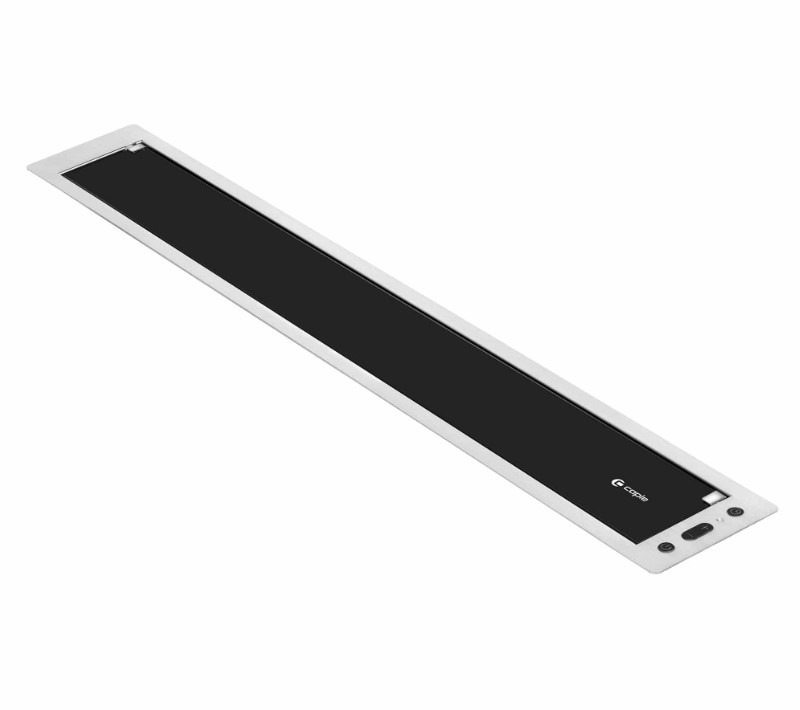 Caple Black/Light 84.5Cm Flip Downdraft Extractor Dd903bk