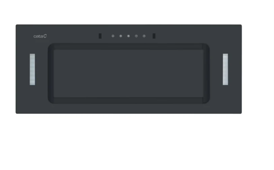 Cata Black Caticon75bk - Glass 75Cm Canopy Hood - Gesture Control - A+ Energy