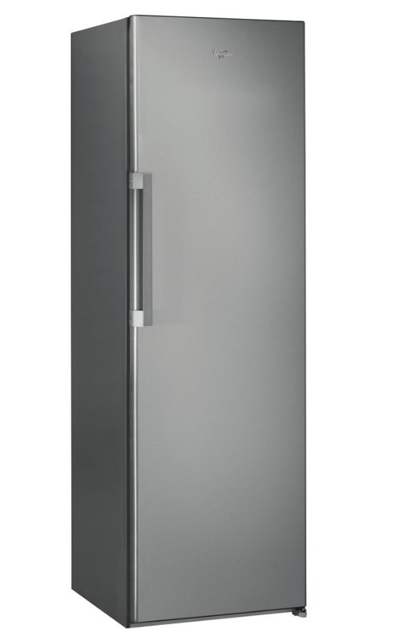 Whirlpool Silver Sw82qxr Freestanding Tall Larder Fridge In Optic Inox