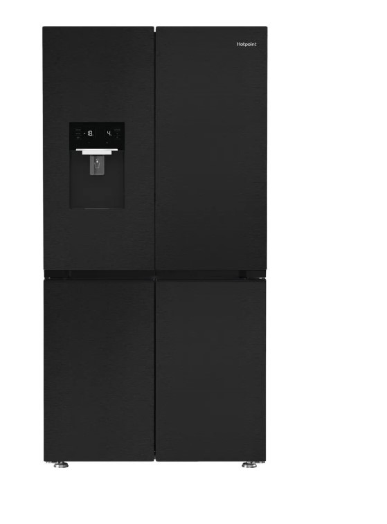 Hotpoint Dark Hpgf6564xk4uk Triple No Frost American Fridge Freezer With Vitalcare