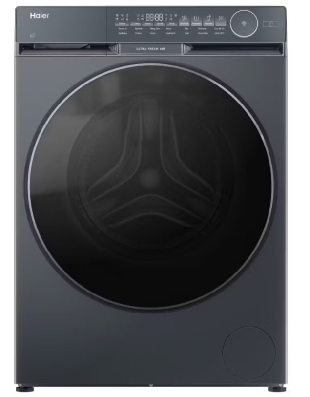 Haier Hw100-B14387guuk X7 10Kg Freestanding Washing Machine 1400Rpm - Graphite