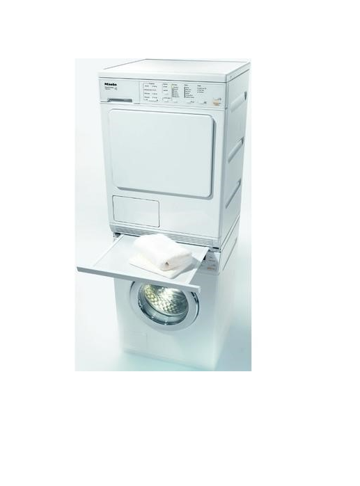 Miele White Wtv407tumble Dryer Stacking Kit With Shelf