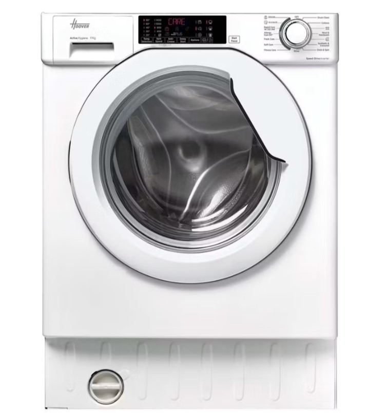 Hoover White Hbws 494Dmsw5-80 9Kg Fully Integrated Washing Machine 1400Rpm