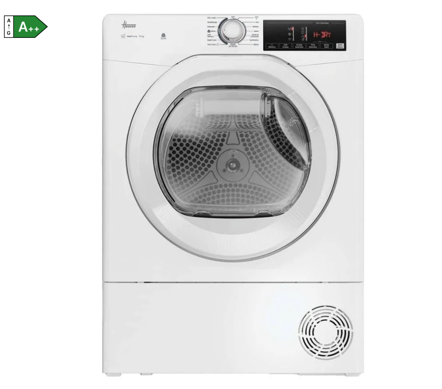 Hoover White Hre H10n2te-80 10Kg Heat Pump Condenser Dryer