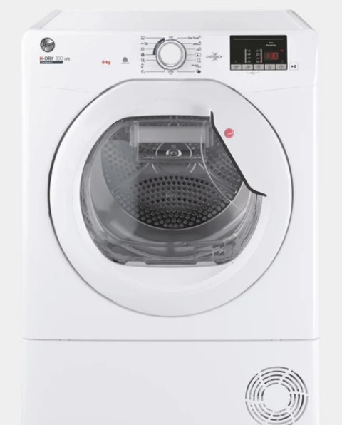 Hoover White H-Dry 300 Lite (Condenser) Tumble Dryer - 9Kg (Hle C9de-80)