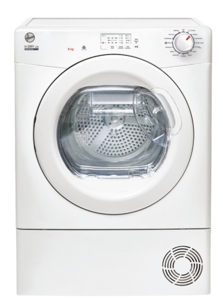 Hoover White Hle H8a1le-80 Heat Pump Tumble Dryer, 8Kg, A+ Rated