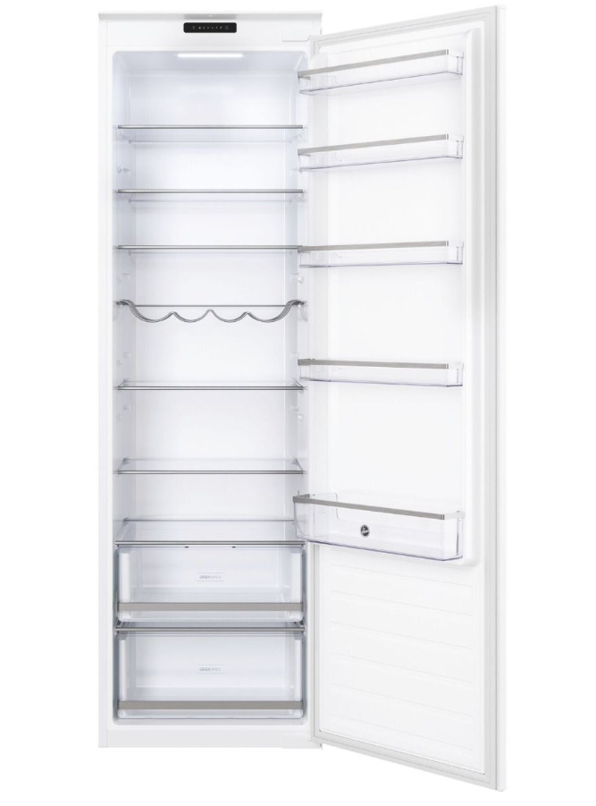 Hoover Homs518ewk Integrated In Column Larder Fridge With Sliding Hinge Door