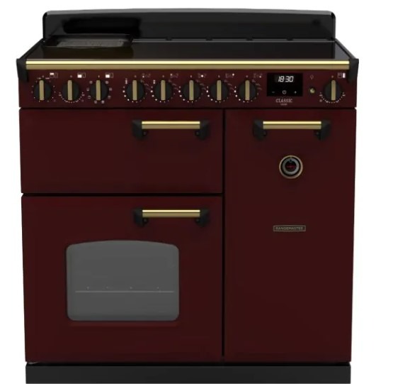 Rangemaster Bordeaux Cldl90eipbor/Ab1 Classic Deluxe 90 Induction