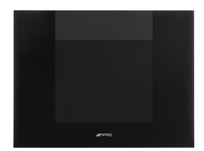Smeg Black/Light Built-In Linea Aesthetic Wine Cooler Cvi120b3e