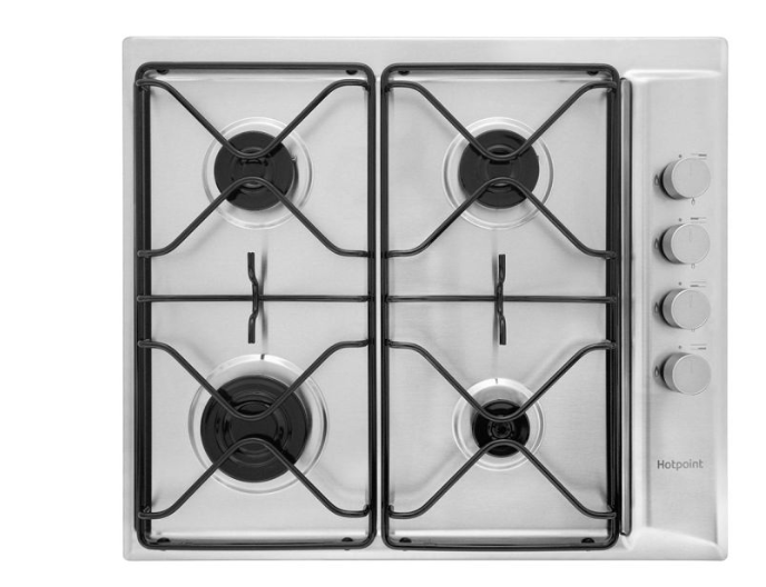Hotpoint PAN 642 IX/H 60Cm Gas Hob, Auto Ignition, 4 Gas Burners (Side Controls) - Image 7
