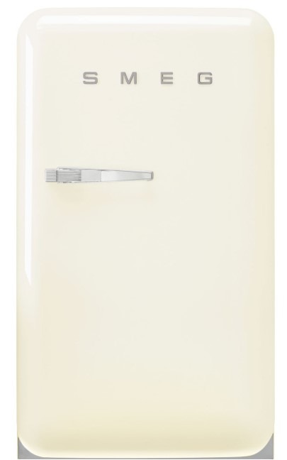Smeg Cream Fab10rcr6 Free Standing Refrigerator 545 Mm Wide 50'S Style
