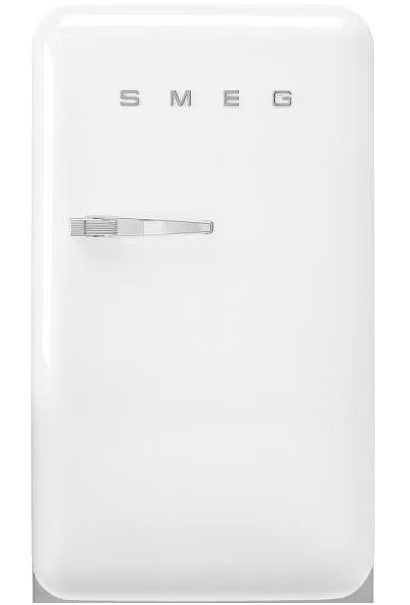 Smeg White Fab10rwh5 55Cm Right Hand Hinge Fridge With Icebox