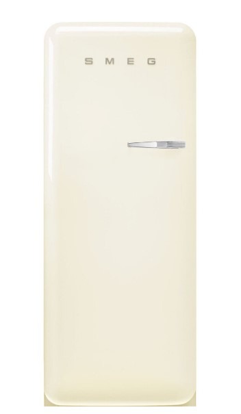 Smeg Cream Fab28lcr6uk Retro Tall Fridge With Ice Box, C Rated