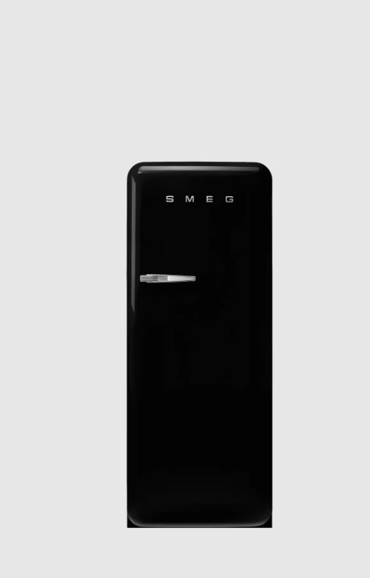 Smeg Black Right Hand Hinge Fab28rbl6uk Fridge