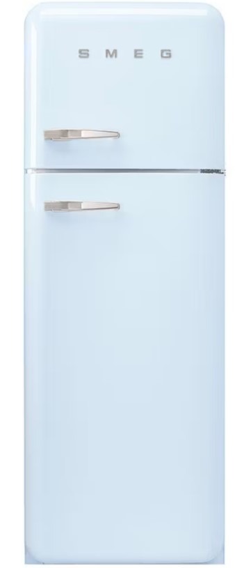 Smeg Blue Fab30rpb6uk 60Cm Retro Fridge Freezer Right Hand Hinge - Pastel