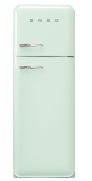 Smeg Green Fab30rpg6uk Retro Static Fridge Freezer, 80/20, C Rated
