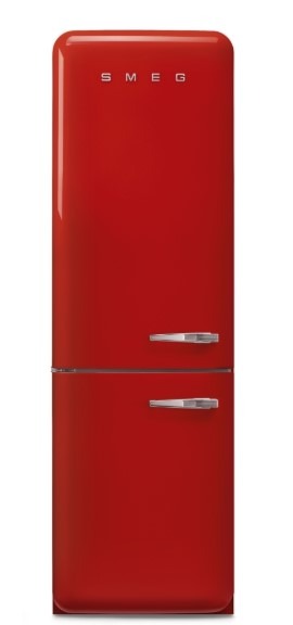 Smeg Red Fab32lrd6uk Retro Total No Frost Fridge Freezer, 60/40, C Rated