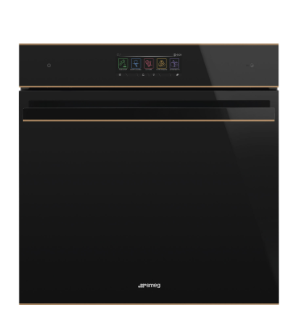 Smeg Black/Light Oven Galileo Pyro Steam Combi Steam Dolce Stil Novo Aesthetic